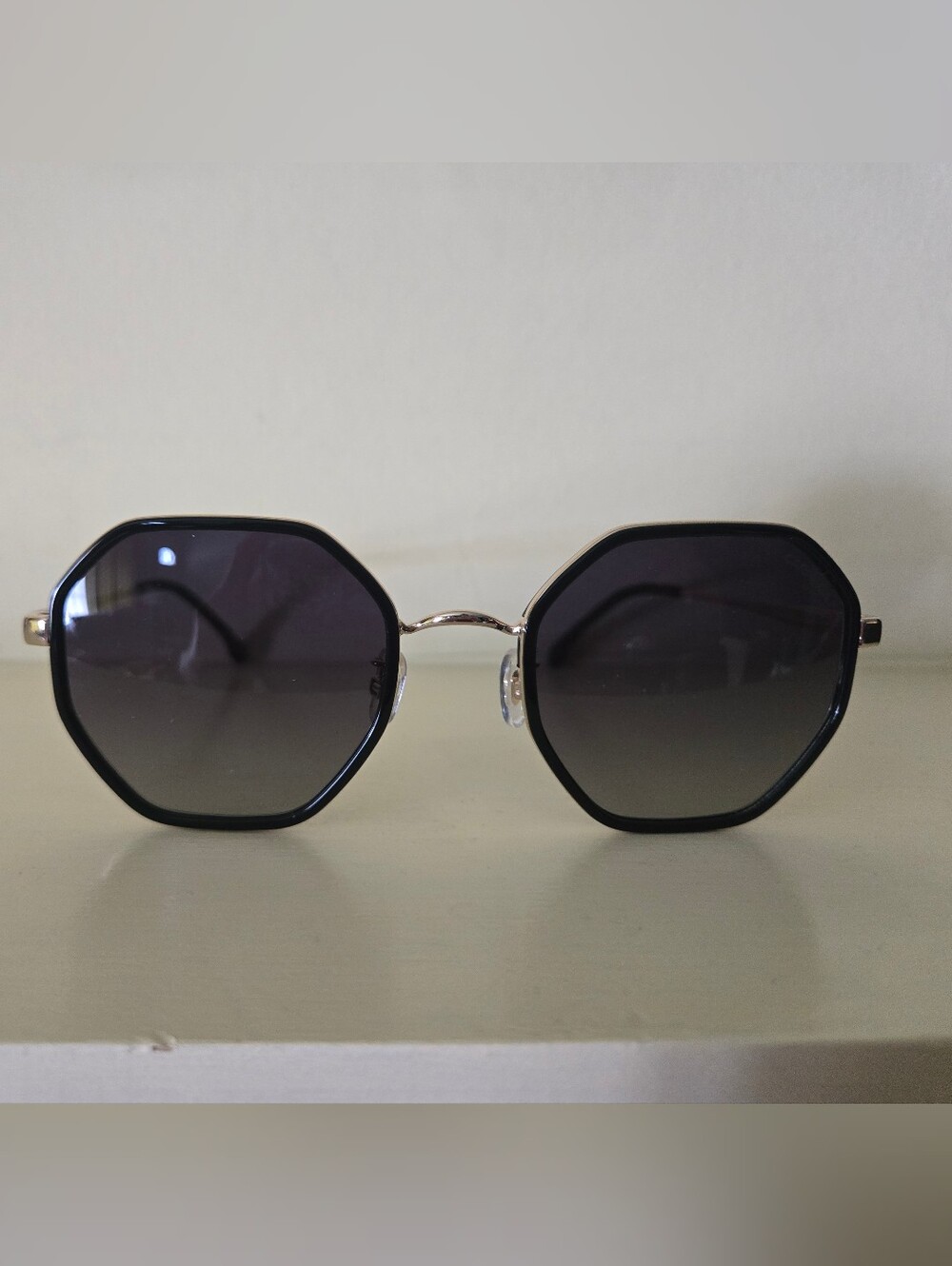 Carrera 3029/S 8079O 53-22-14 Women's Black Gold Frame Sunglasses - Picture 2 of 6
